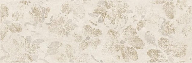 Декор Meissen Keramik Organic OR2U011 цветы бежевый 25x75