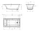 Ванна акриловая Marka One RAGUZA 180x80 01ра1880