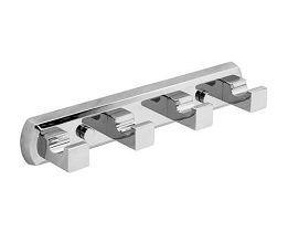 Крючок настенный WasserKRAFT Lippe K-6574, 4 крючка