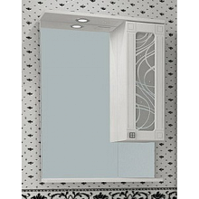 Шкаф-зеркало Альфа Кристалл 65 ASB-Mebel