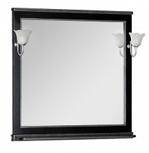 Зеркало Aquanet Валенса 110 черный каркалет/серебро 180291