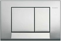Клавиша Geberit Bolero 115.777.46.1, хром матовый, пластик, 246*164 мм