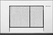 Клавиша Geberit Bolero 115.777.KB.1, рамка - хром глянцевый, кнопки - хром структурный, пластик, 246