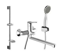 Комплект для ванны и душа комнаты Bravat Eco F00408C/00414С