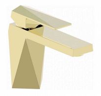 Смеситель Bravat Iceberg F176110G для раковины, цвет золото