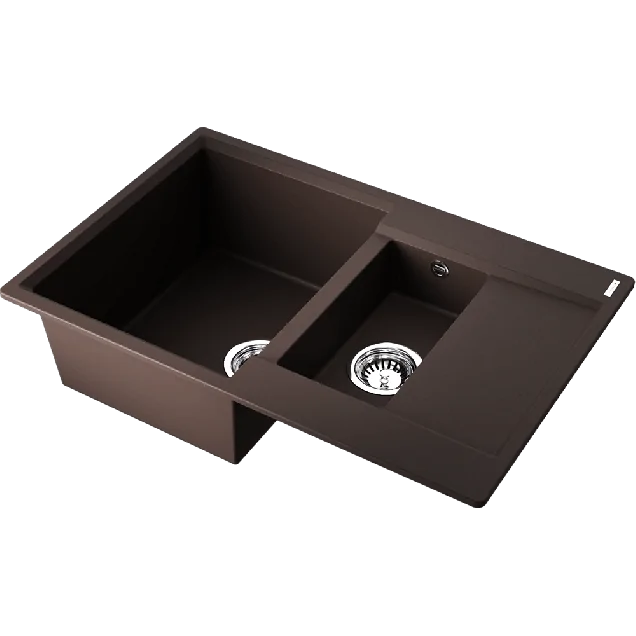 Кухонная мойка Omoikiri Daisen 78-2T-DC Tetogranit/темный шоколад