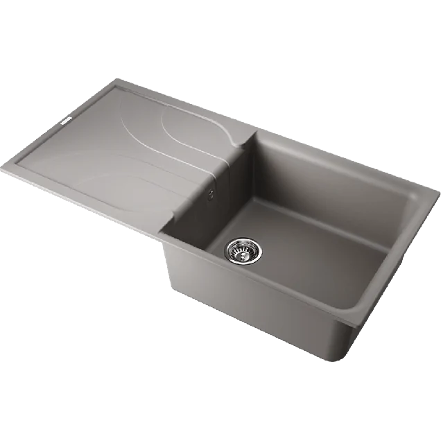 Кухонная мойка Omoikiri Yasugata 100-GR Tetogranit/leningrad grey