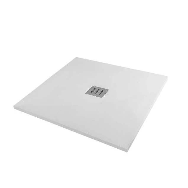 Душевой поддон из искусственного камня Starohome Solid 80х80 1237419 White Matt
