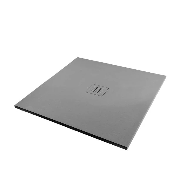 Душевой поддон из искусственного камня Starohome Solid 80х80 1237829 Grey Matt