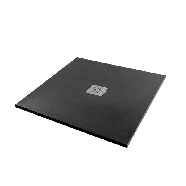 Душевой поддон из искусственного камня Starohome Solid 100х100 78983542 Black Matt
