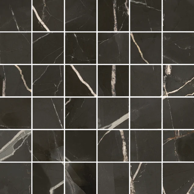 Мозаика Italon 610110001141 Stellaris Absolut Black Mosaico 30x30
