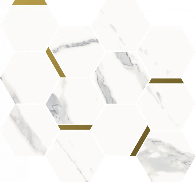 Мозаика Italon 620110000220 Stellaris Statuario White Mosaico Chic 28.3x32.8
