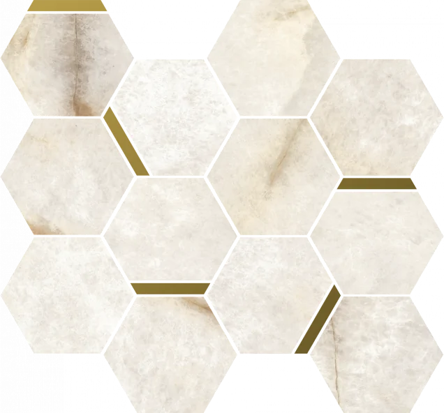 Мозаика Italon 620110000223 Stellaris Crystal Pure Mosaico Chic Nat 28.3x32.8