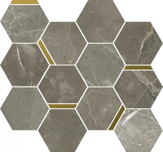 Мозаика Italon 620110000225 Stellaris Tuscania Grey Mosaico Chic Nat 28.3x32.8