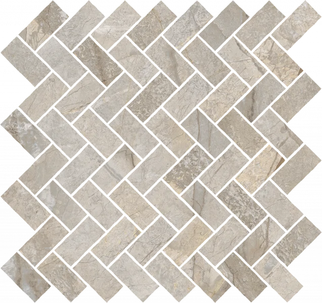 Мозаика Italon 620110000215 Stellaris Elegant Silver Mosaico Cross Nat 31.5x29.7