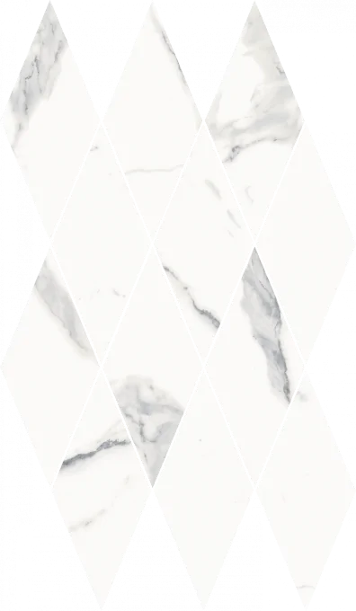 Мозаика Italon 620110000202 Stellaris Statuario White Mosaico Diamond Lux 28x48