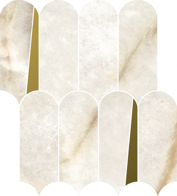 Мозаика Italon 620110000232 Stellaris Crystal Pure Mosaico Elegant Lux 32.5x36.1