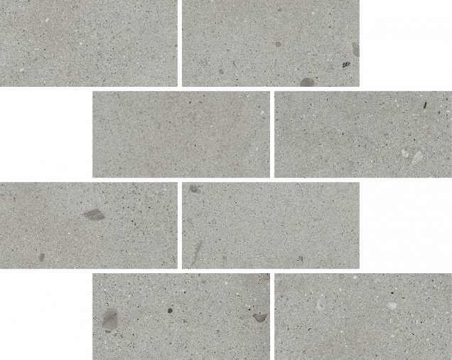 Мозаика Italon 610110001213 Avantgarde Silver Mini Brick 23.7x29.5