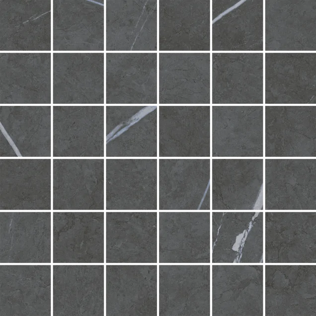 Мозаика Italon 610110000917 Metropolis Imperial Black Mosaico Nat 30x30