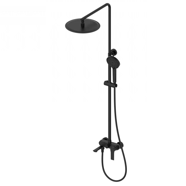 Душевая система WONZON & WOGHAND BRILLIANT, Черный матовый (WW-88047079-MB)