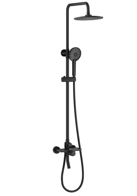 Душевая система WONZON & WOGHAND CLICK, Черный матовый (WW-N3S962-MB)