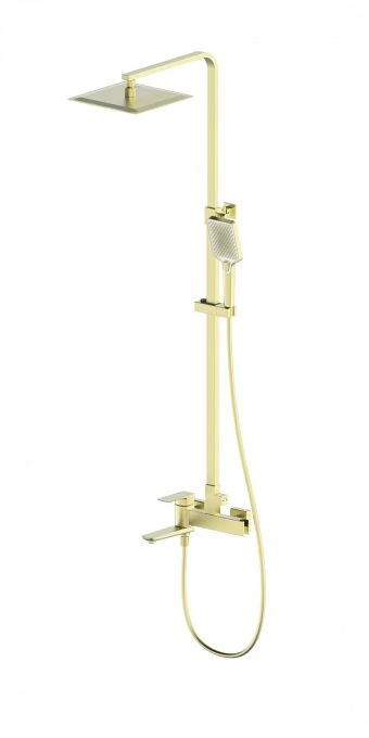 Душевая система WONZON & WOGHAND EDGE, Брашированное золото (WW-88739003-BG)