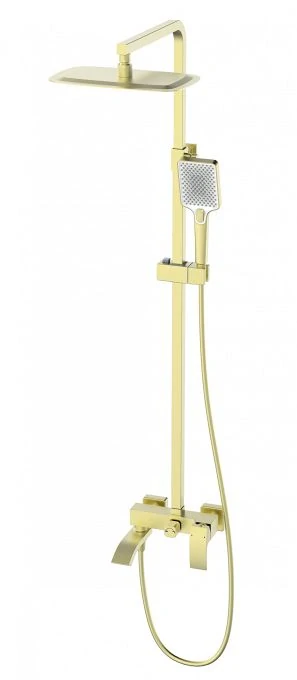 Душевая система WONZON & WOGHAND FIT, Брашированное золото (WW-88739009-BG)
