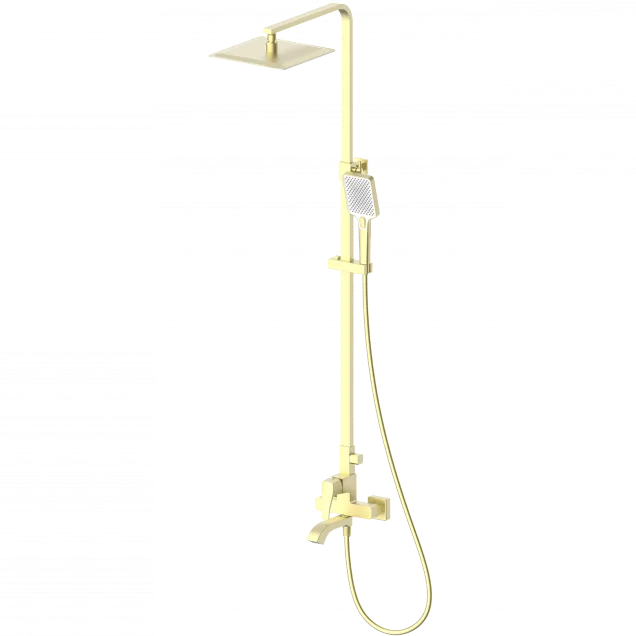 Душевая система WONZON & WOGHAND FLEX, Брашированное золото (WW-88047072-BG)