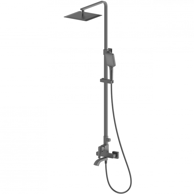 Душевая система WONZON & WOGHAND FLEX, Темный графит (WW-88047072-BGM)