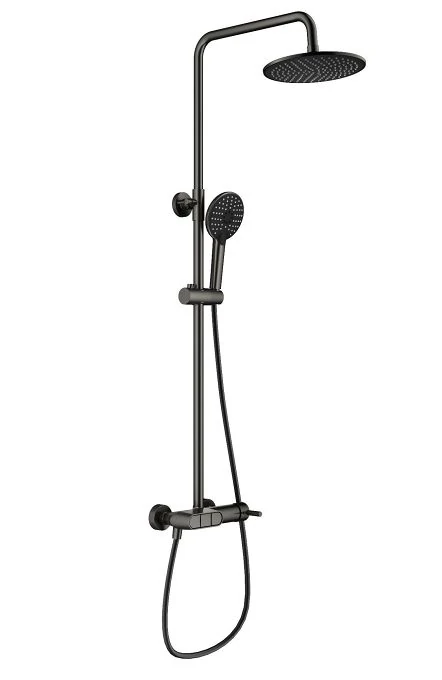 Душевая система WONZON & WOGHAND MUSE Corno, Темный графит (WW-A30653-BGG)