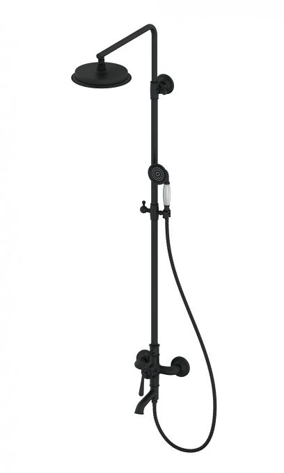 Душевая система WONZON & WOGHAND STEAM, Черный матовый (WW-88739008-MB)