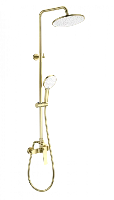 Душевая система WONZON & WOGHAND, Брашированное золото (WW-B3200-BG)