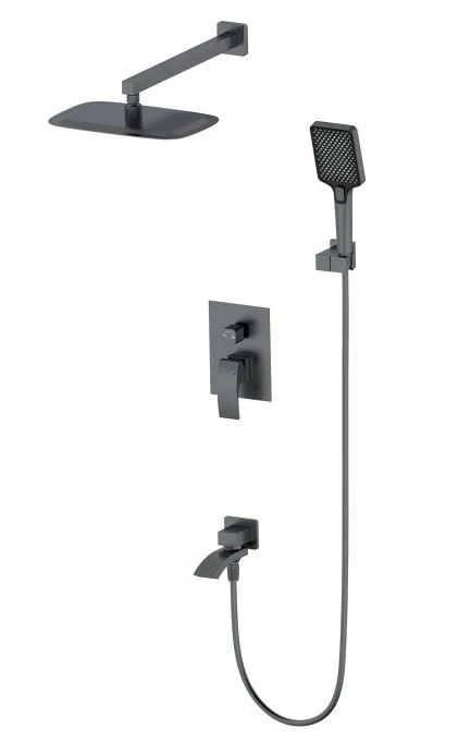 Душевая система встраиваемая WONZON & WOGHAND FIT, Темный графит (WW-88939009A-BGM)