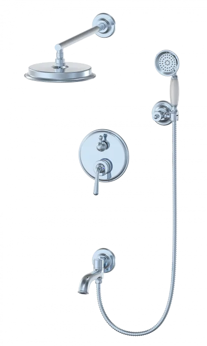 Душевая система встраиваемая WONZON & WOGHAND STEAM, Хром (WW-88939008-CR)