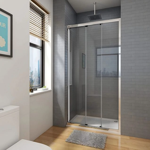 Душевая дверь Veconi Vianno VN-28, 1200x1950, Хром, стекло прозрачное