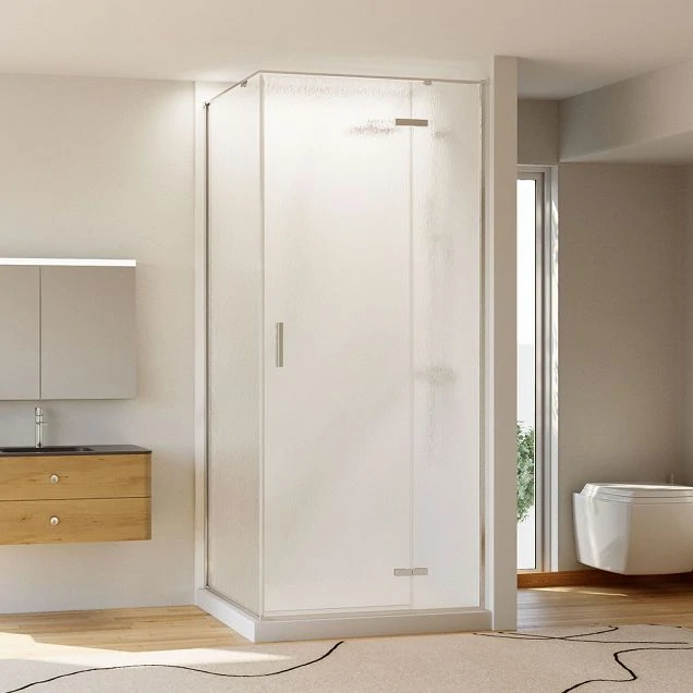 Душевая дверь Veconi Vianno VN-73R/R, 1000x1950, Хром, стекло дождь