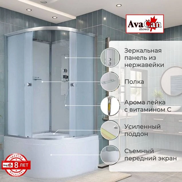 Душевая кабина D5010 N без крыши
