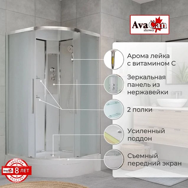 Душевая кабина EM3010N без крыши