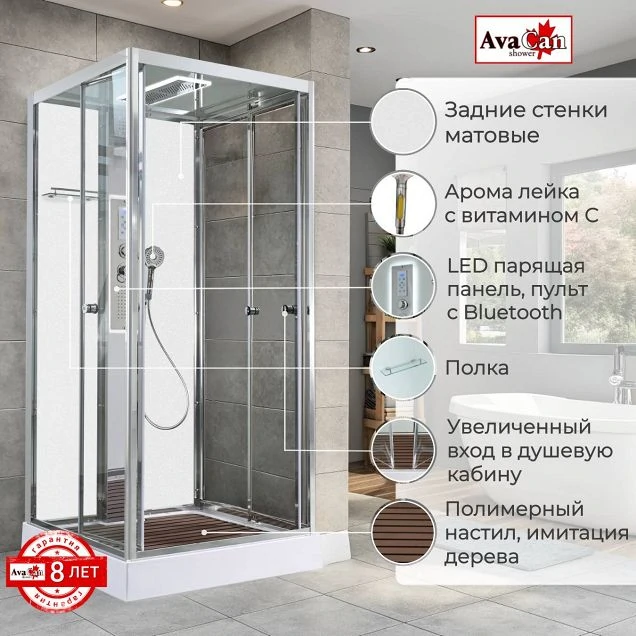 Душевая кабина Z1910LEDMT