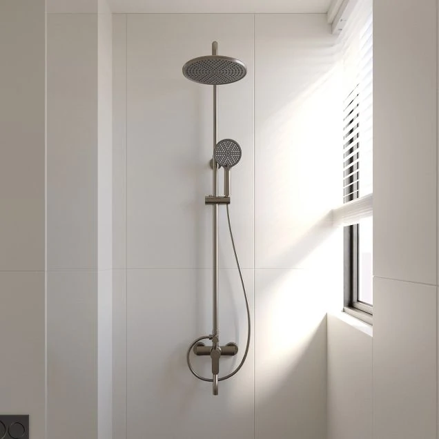 Душевая стойка TURI, графит брашинг