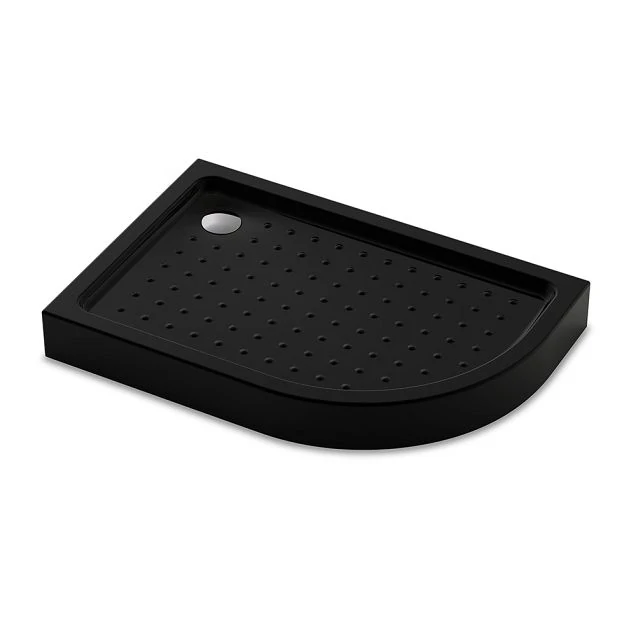 Душевой поддон Veconi Tezeo Acrylic TZ-55LB, 1000x900x150, акрил, черный