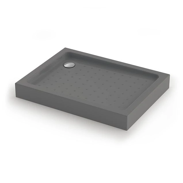 Душевой поддон прямоугольный Veconi Tezeo Acrylic TZ-54GR, 1200x900x150, акрил, серый