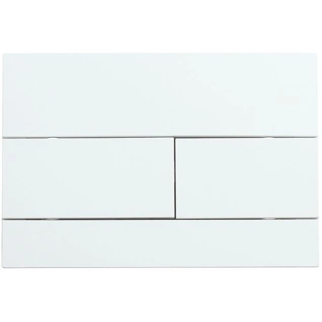 Кнопка смыва Veconi FLUSH V7, FLV7-W, 240х162х10, пластик, белый глянец