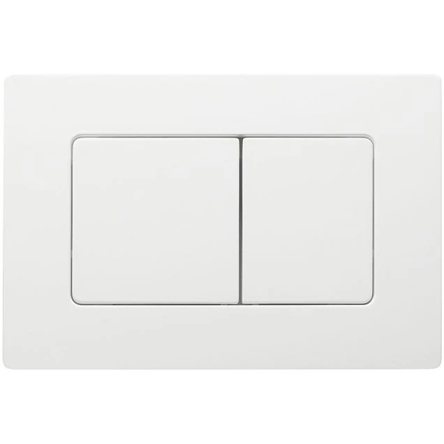 Кнопка смыва Veconi FLUSH V8, FLV8-W, 240х162х7, пластик, белый глянец