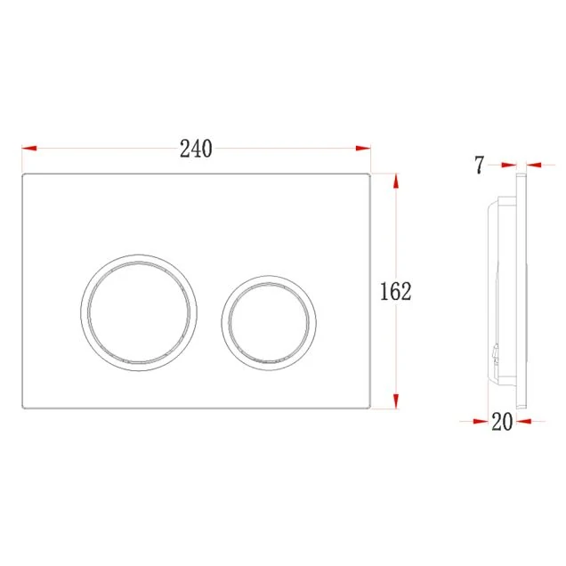 Кнопка смыва Veconi FLUSH V11, FLV11-G, 240х162х7, пластик, золото брашинг
кайма - золото брашинг