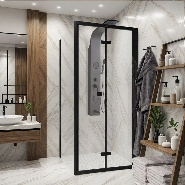 Ограждение BELLA ZQD91B душевое Ceruttispa без поддона (90х90х195)