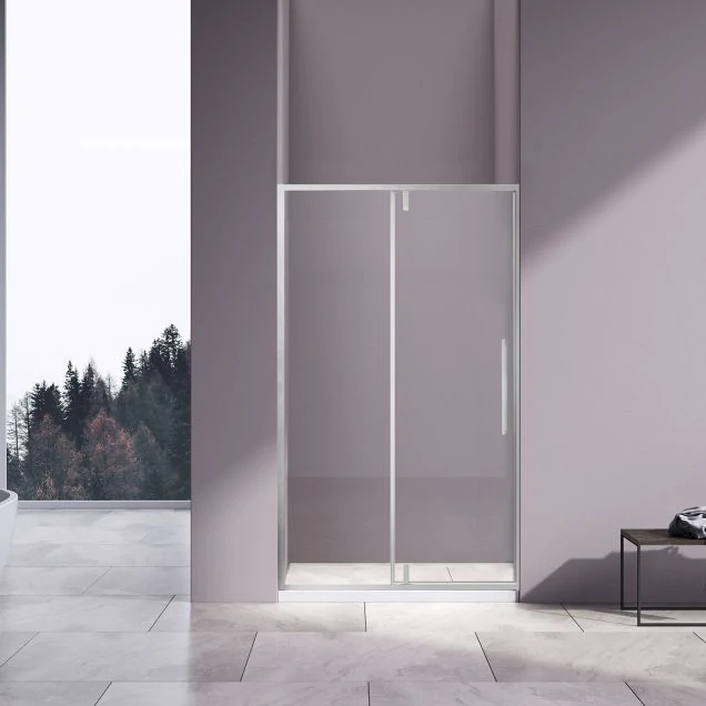 Душевая дверь Slim-N VDP-4SN100CL, хром, стекло прозрачное