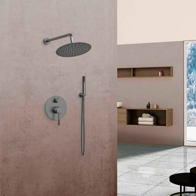 Душевой комплект Desire VSFW-1D1GM, встраиваемый, 2 режима, вороненая сталь