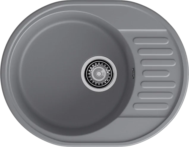 Мойка для кухни GranFest Quarz GF-QUARZ 58 темно-серая