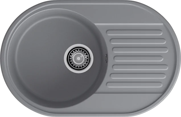 Мойка для кухни GranFest Quarz GF-QUARZ 18 темно-серая